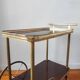 Vintage bar cart rolling serving trolley