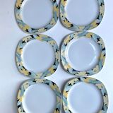 Assiettes à dessrt années 80