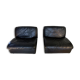 Pair of leather heaters Ligne Roset 1980