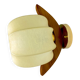 Italian "Cocoon" wall light, resin and pine wood, 1970s