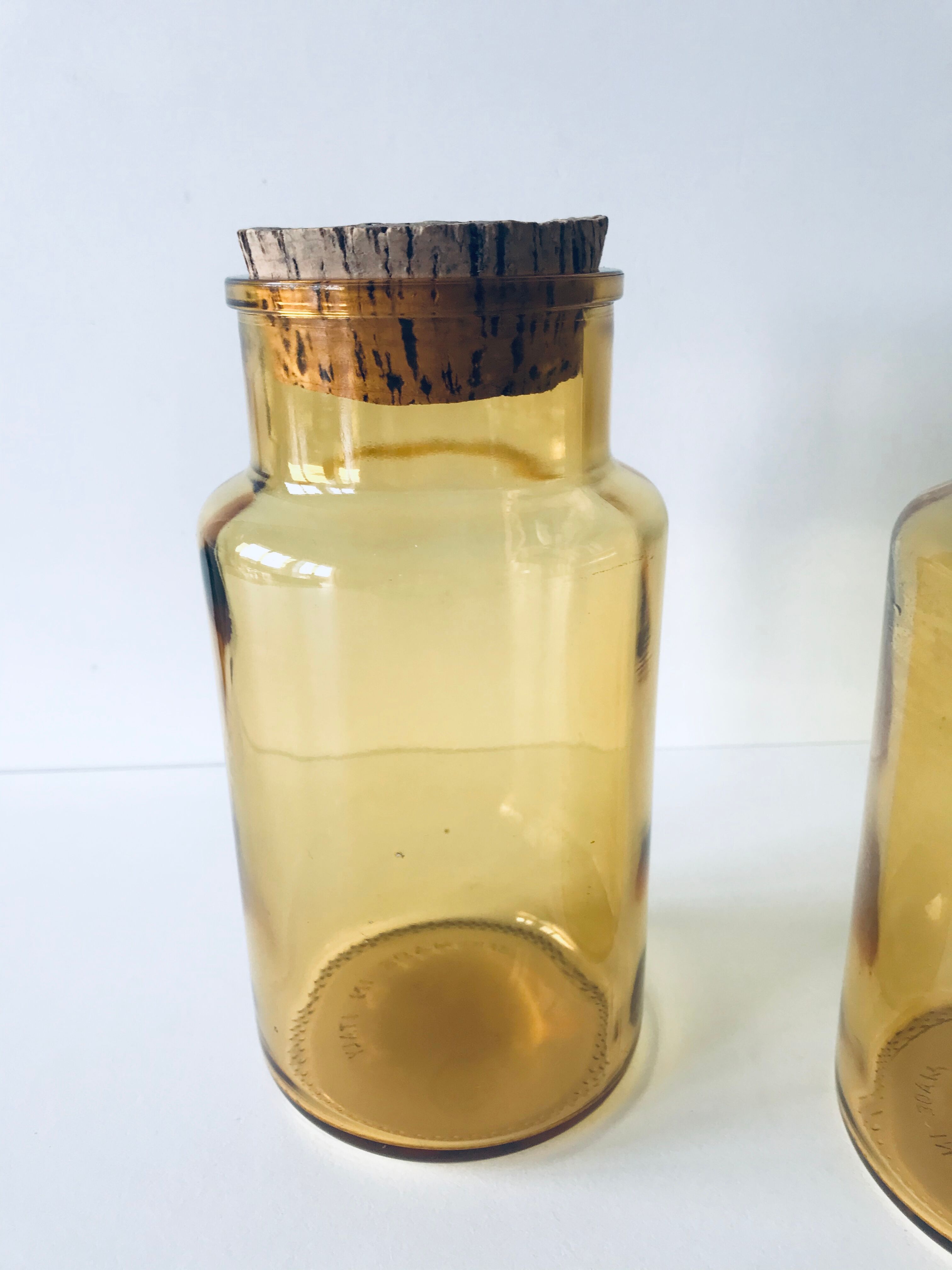 Lot of glass jars