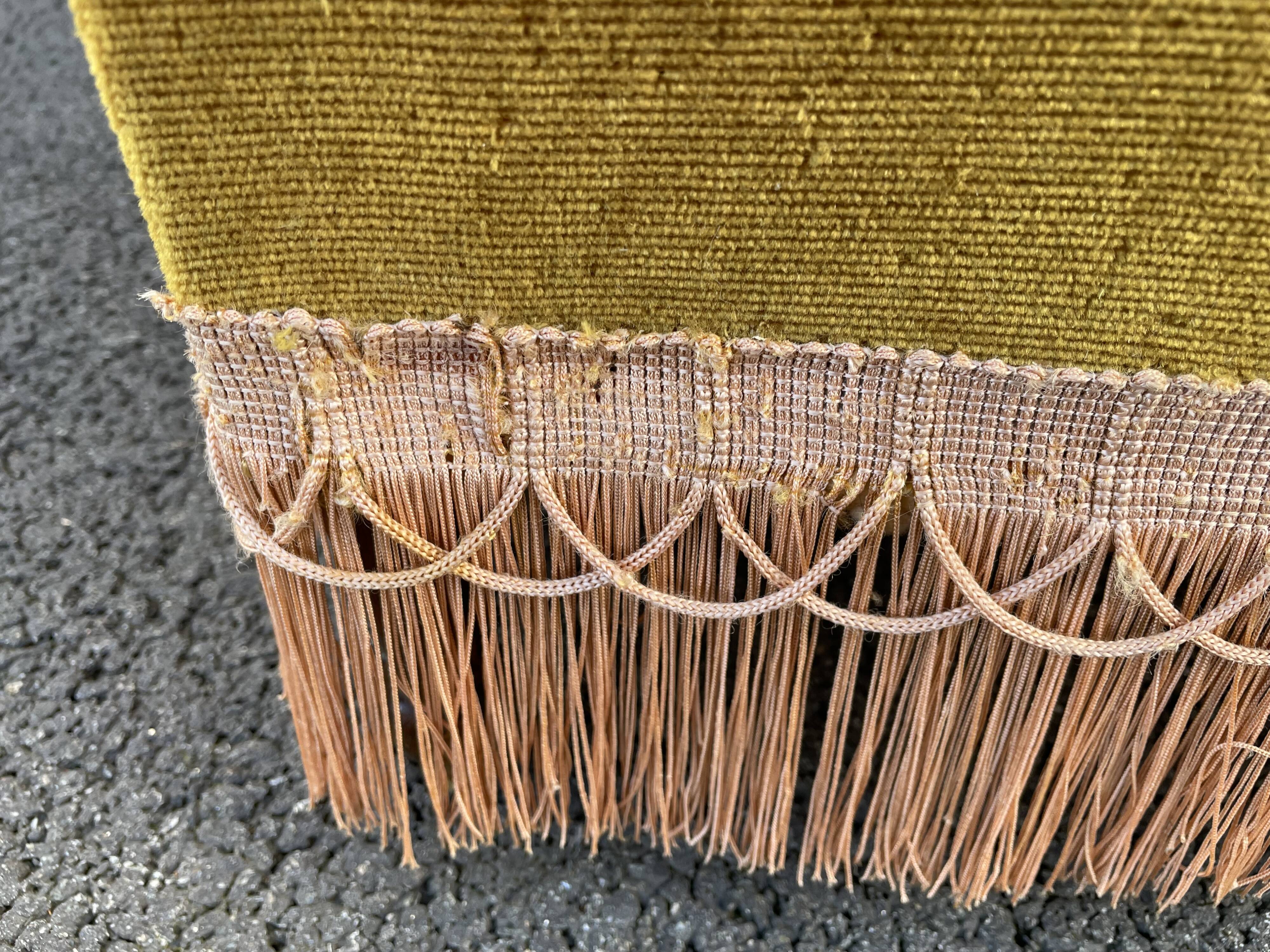 Padded golden yellow velvet toad