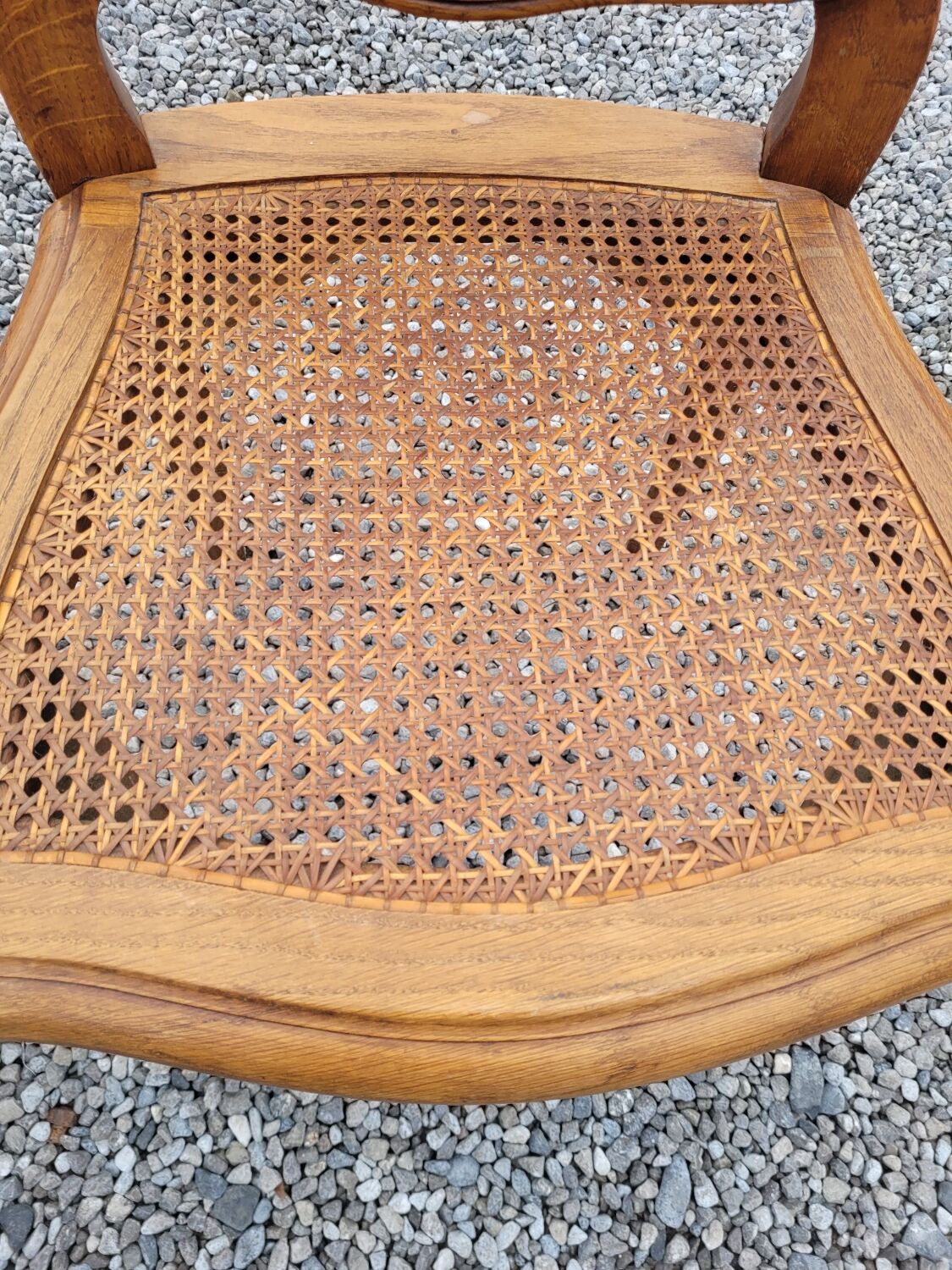 4 Louis XV style chairs cannée