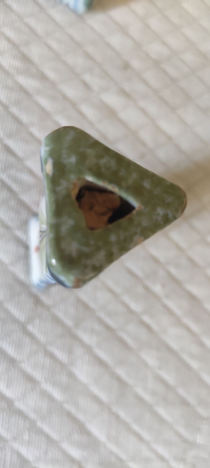 2 antique knife holders HB Quimper