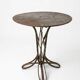 Table de jardin Eiffel en fer forgé riveté du XIXe