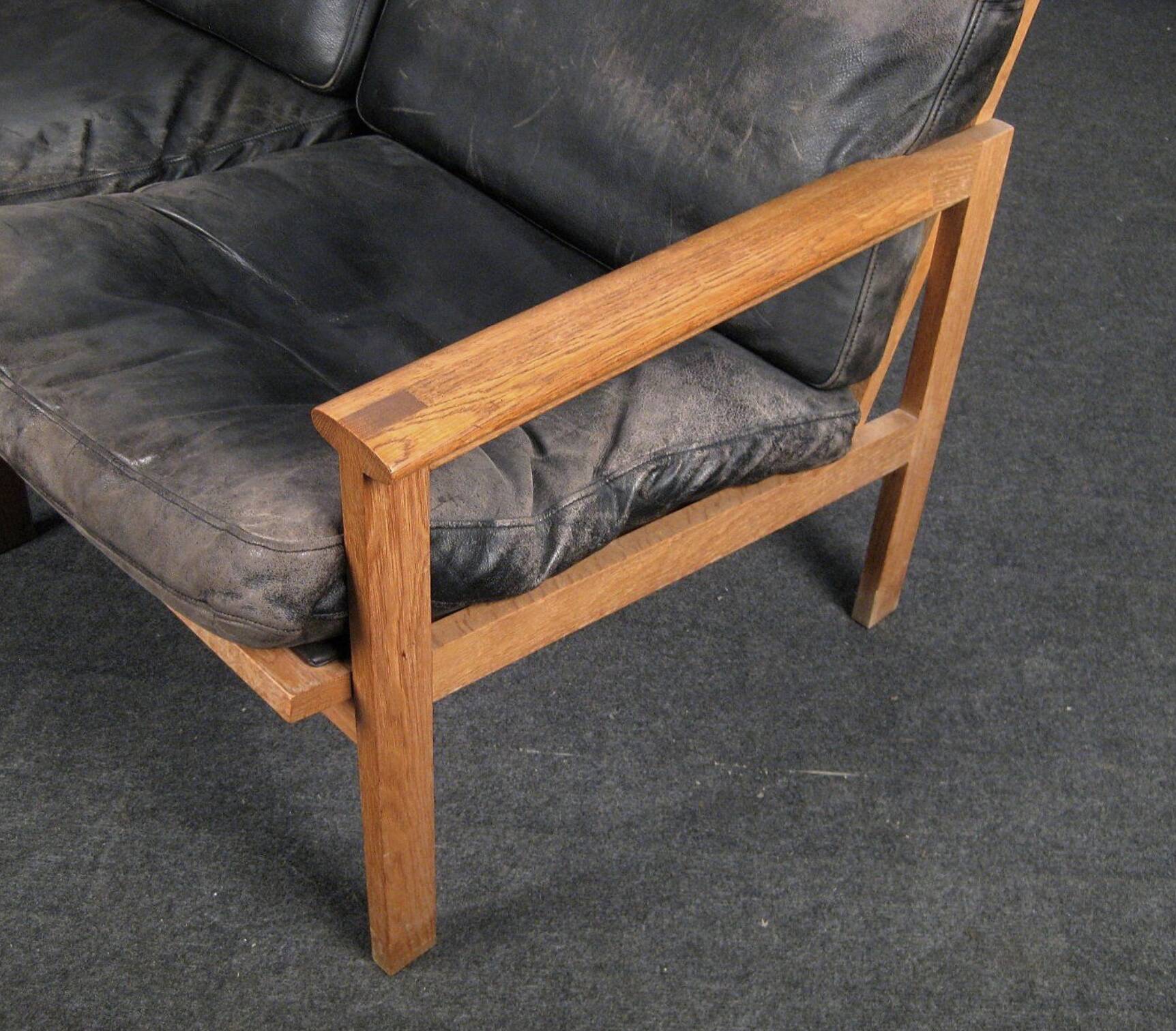 Modèle de canapé Capella en teck par Illum Wikkelsø pour Niels Eilersen, années 60