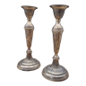 Duo silver candlesticks