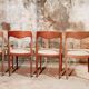 Set de 4 chaises scandinave vintage