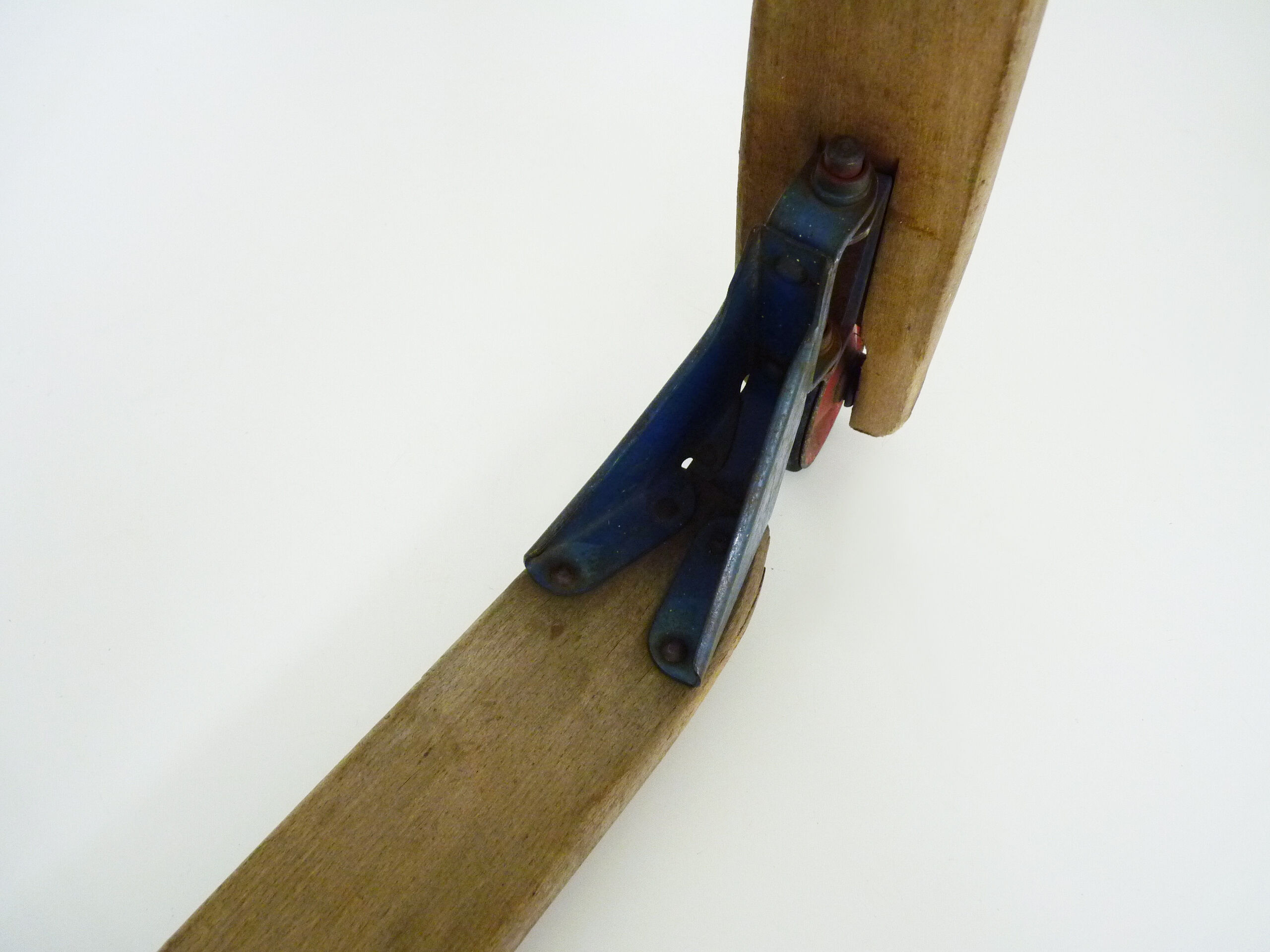 Vintage wooden trottinette from the 60s