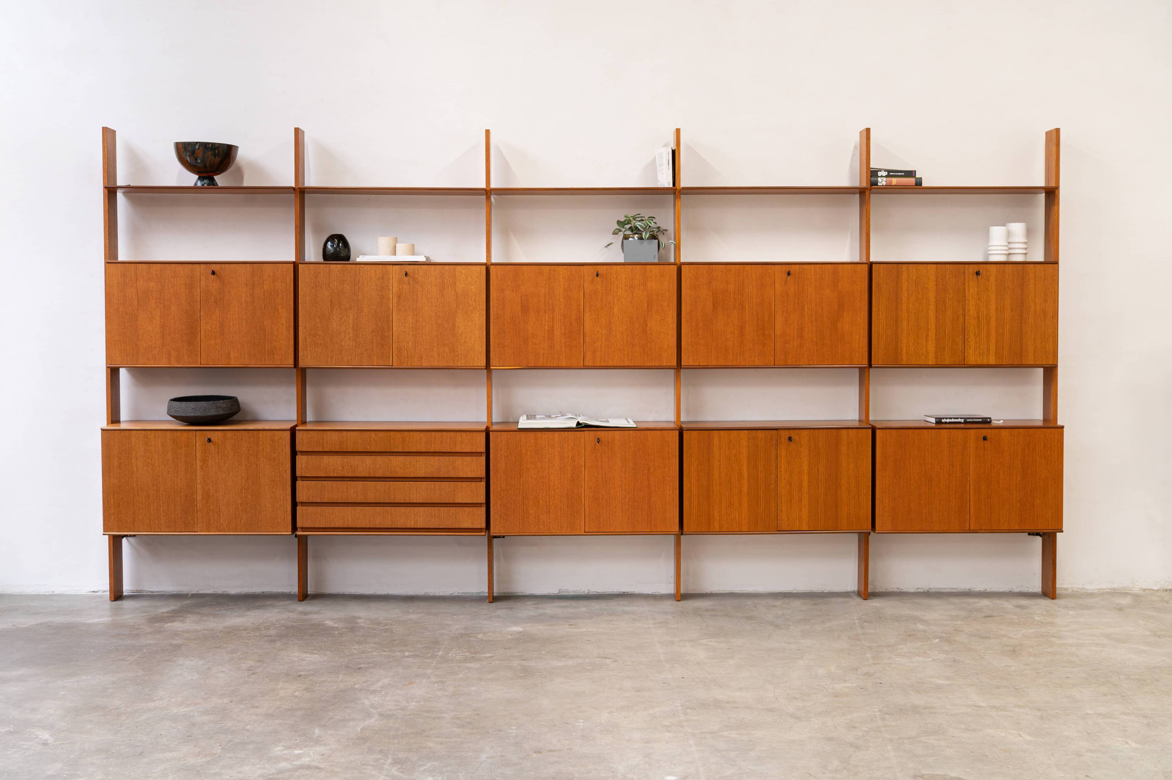 Modular Wall Unit by Peter Petrides for Interna Wandmöbelw