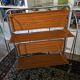 Vintage chrome folding table & 70's Formica