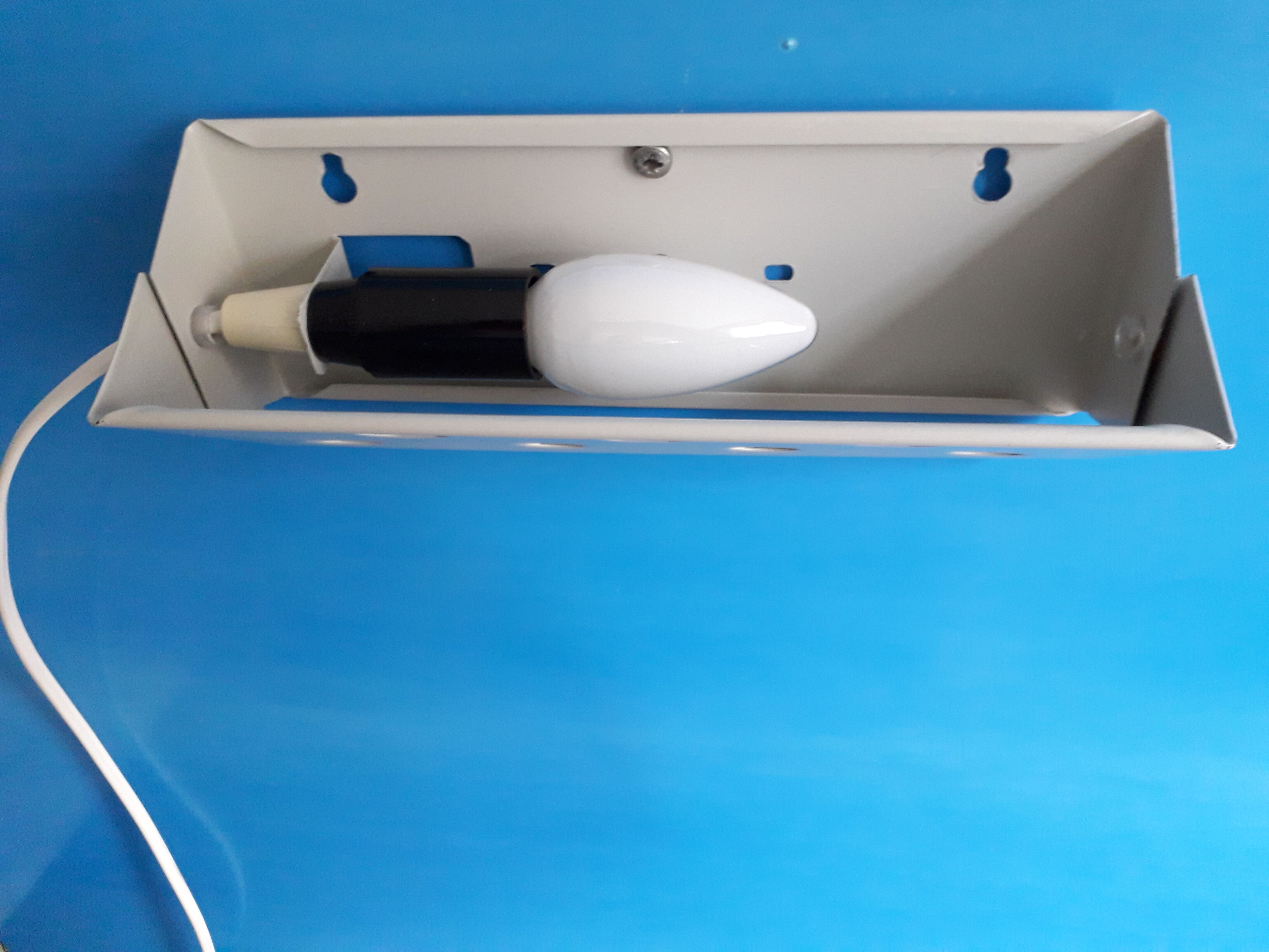 Vintage adjustable swivel shutter wall lamp