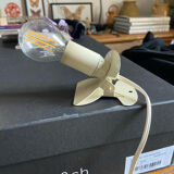 Vintage mushroom clip lamp