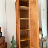 Vintage wood wardrobe