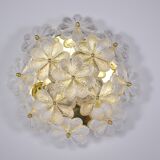 Ernst Palme brass floral wall lamps