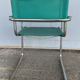 Fauteuil en cuir vert