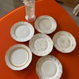 Mismatched dessert plates