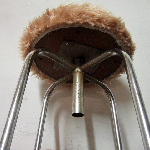 Stool has screws