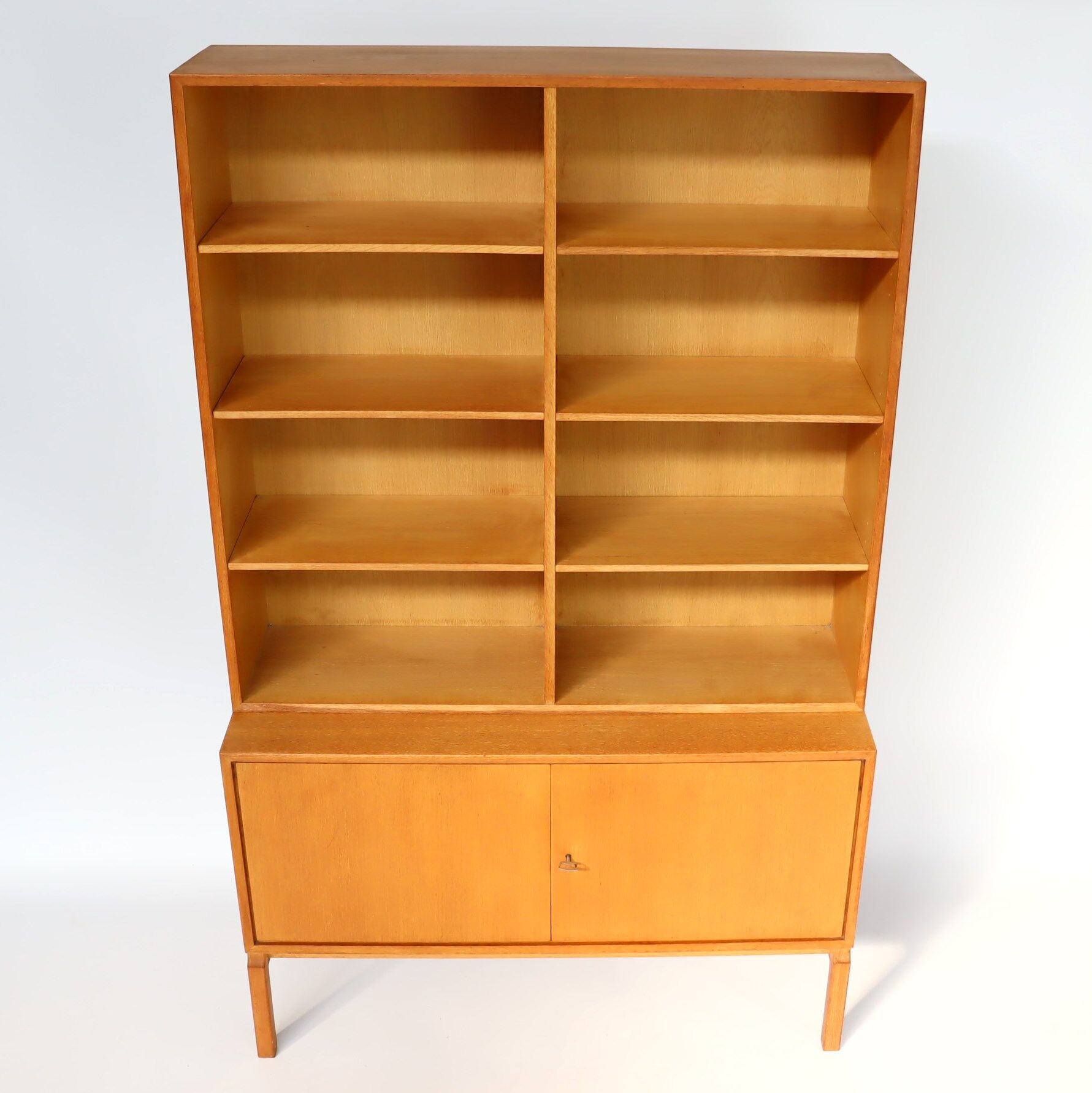 Bibliothèque en chêne années 60