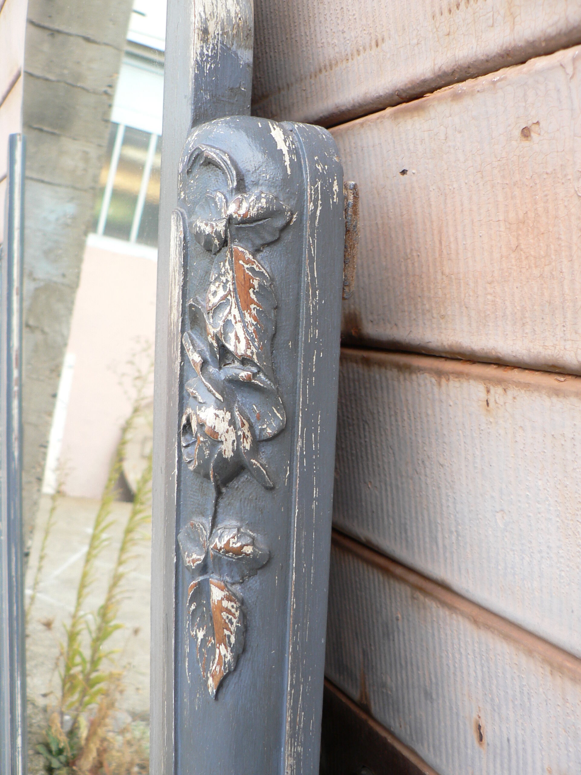 Mirror beveled chimney skated 1925 - 86 x 129 cm