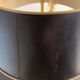 Hot water bottle lamp, 3 lights in bronze Lucien Gau, XXth
