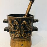 Mortar and solid bronze pestle, 1930