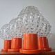 Set of Six Table Midcentury Table Lamps, Kamenicky Senov, 1970s