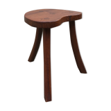 Brutalist tripod standing farm stool