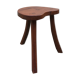 Tabouret de ferme sur pied tripode brutaliste