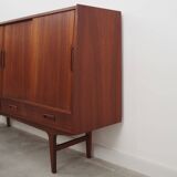 Teak highboard, Danish design, 1960s, designer: Børge Seindal, manufacturer: Westergaard