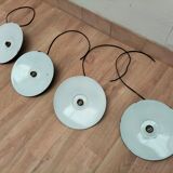 Set of 4 old pendant lamps