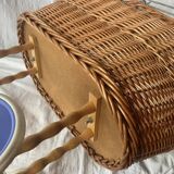 Old wicker doll's pram