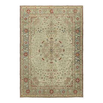 Tapis persan tissé à la main années 1970 242 cm x 353 cm