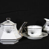 Service to the Art Deco, Limoges, signed Paul Pastaud
