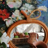 Vintage apple mirror