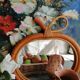 Vintage apple mirror