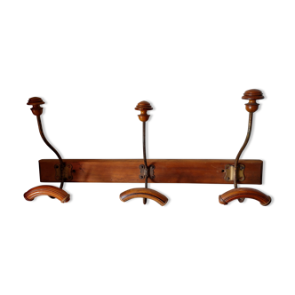 wooden wall coat rack