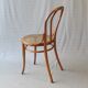 Chaise Thonet N°18, teinte merisier clair, vers 1890, cannée