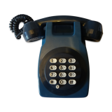 Vintage blue wall phone