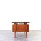 Mid-Century Danish Teak Executive Desk by Kai Kristiansen for FM Møbler