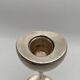ABSA Danish Modernist Tulip Candle Holder in Silver Metal