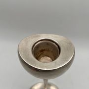 ABSA Danish Modernist Tulip Candle Holder in Silver Metal