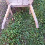 Wheelbarrow raw wood