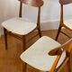 Vintage Farstrup 210 Scandinavian chairs in stained beech and teak