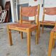 Vintage elm chair by Maison Regain, France 1980