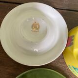 Trio of bistro ashtrays, early twentieth sit