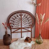 Rattan headboard