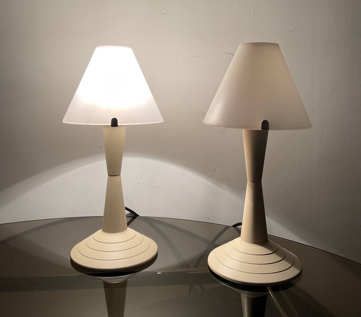 Pair of vintage Italy “Lulu” lamps