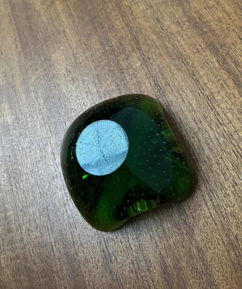 Vintage Italian Bullicante glass bowl from Murano.