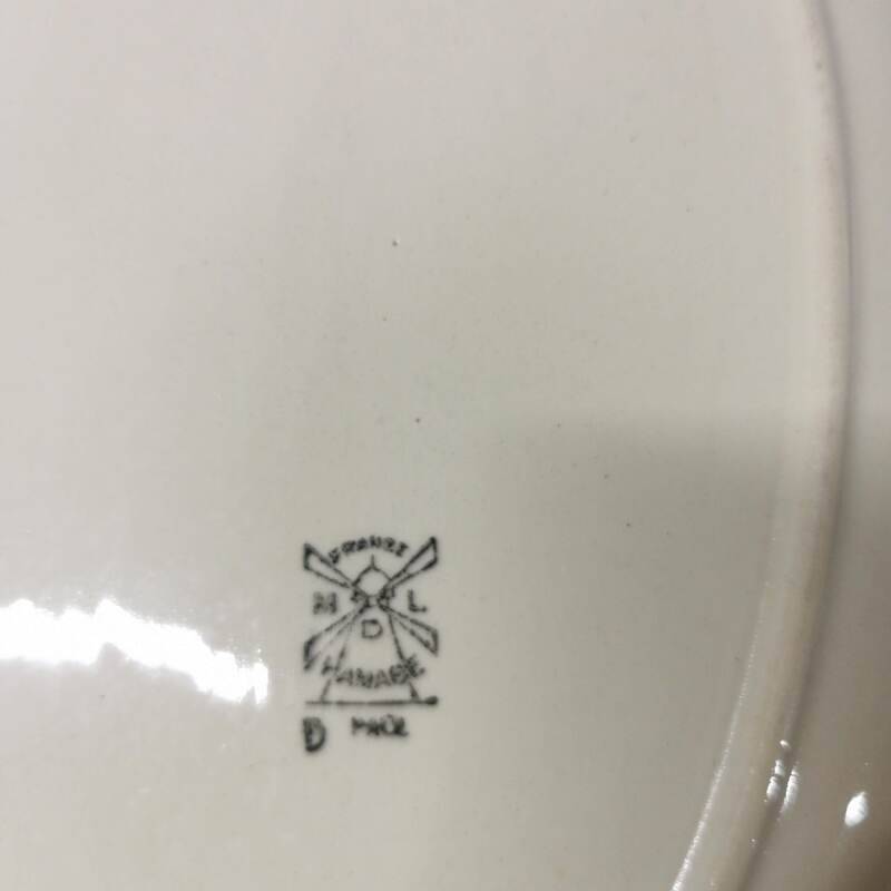 Large oval platter paul - moulin des loups & hamage